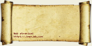 Alimpije Unjić vizit kartica